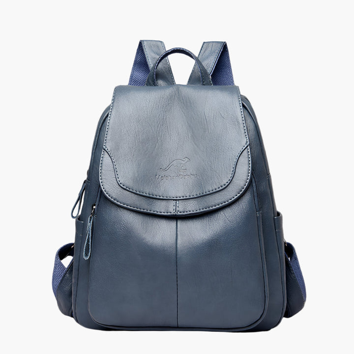 Moderner Damen Tagesrucksack in Grau, vielseitig für Büro & Freizeit, perfekt im urbanen Stil.