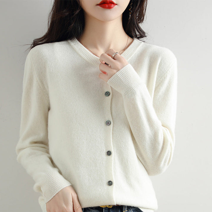 Damen Cardigan, Langarm, mit stilvollem Knopfverschluss, elegant und ideal für den Alltag.