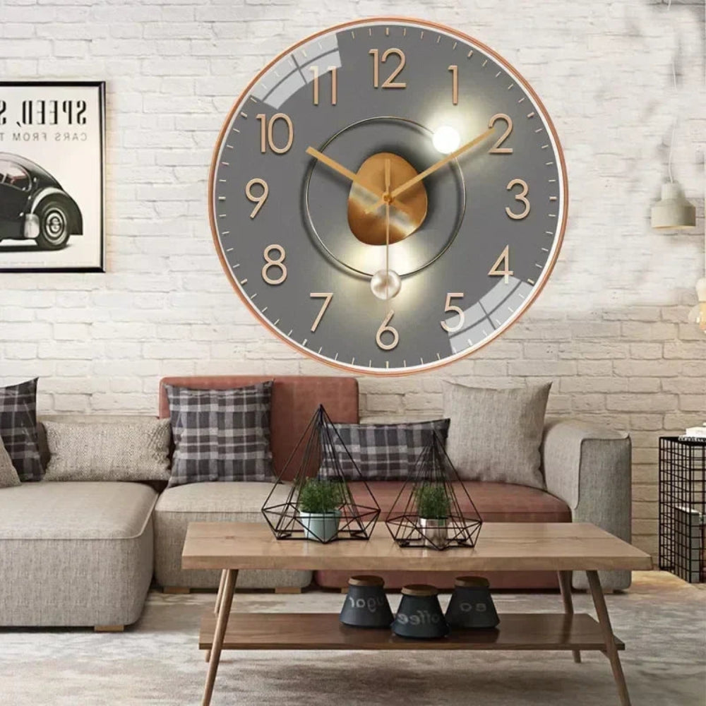 Funktionale digitale Wanduhr für einfache Zeitanzeige, mit leisem Betrieb und modernem, klarem Look.