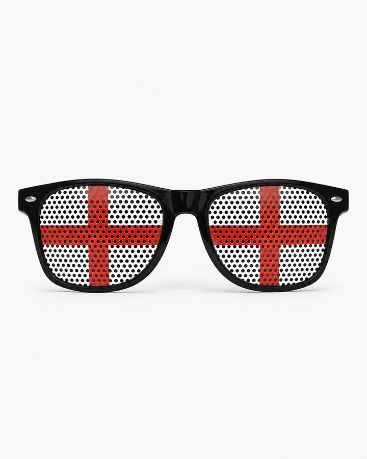 Unisex Sonnenbrille im Flaggendesign, ein stylischer Fanartikel. Ideal für Sport-Events, Festivals & Reisen.