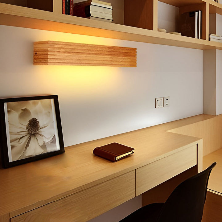 Minimalistische rechteckige LED-Spiegelbeleuchtung, wasserdicht, nordisches Design für Bad & Feuchträume.