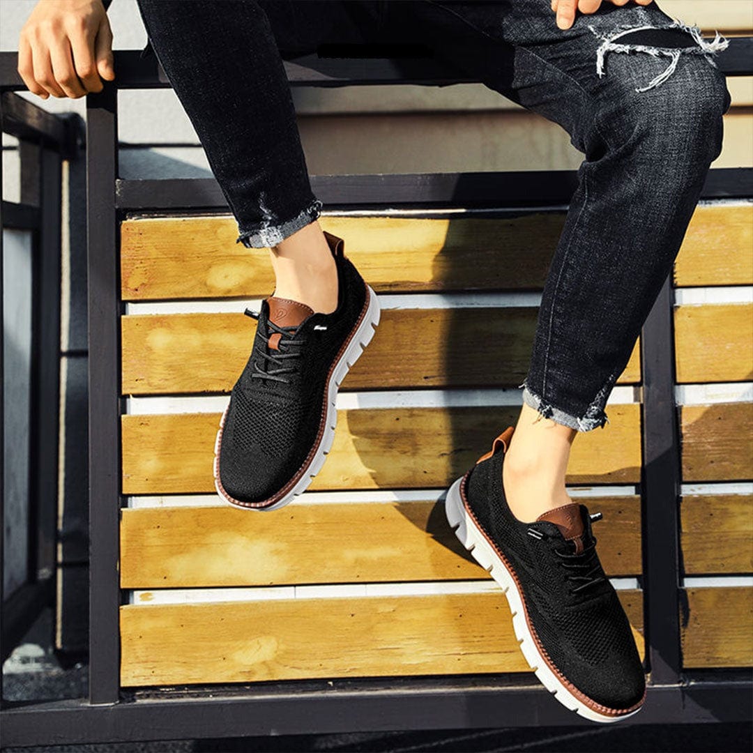 Bequeme Herren Freizeitschuhe Elias in Grau, ideal für den Alltag und lässige Looks.