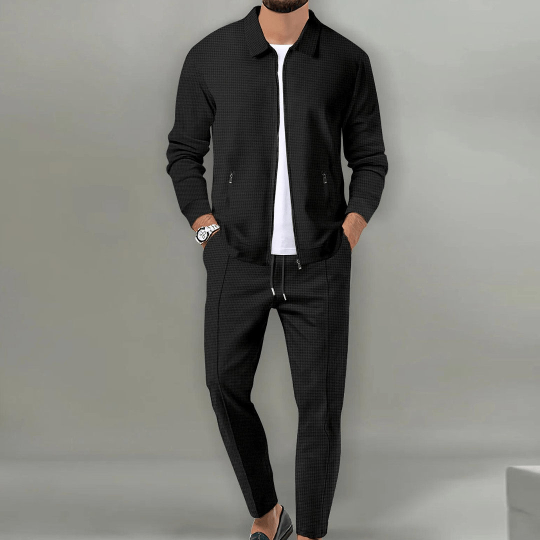 Herren Longsleeve-Set, lässig & gemütlich. Komfortable Herrenmode für Freizeit und Alltag, ganzjährig tragbar.