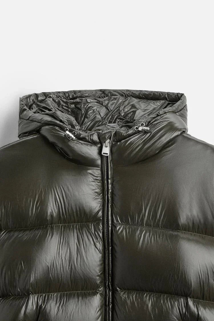 Kuschelige Unisex Daunenjacke Aspen. Warme Pufferjacke für extrem kalte Wintertage und Freizeit.