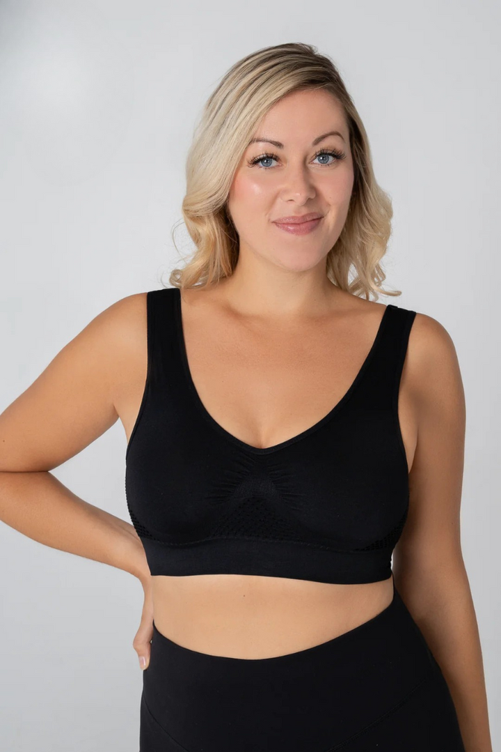Rückenansicht: Komfortabler Damen BH mit starkem Support, ideal für den Alltag & große Größen.