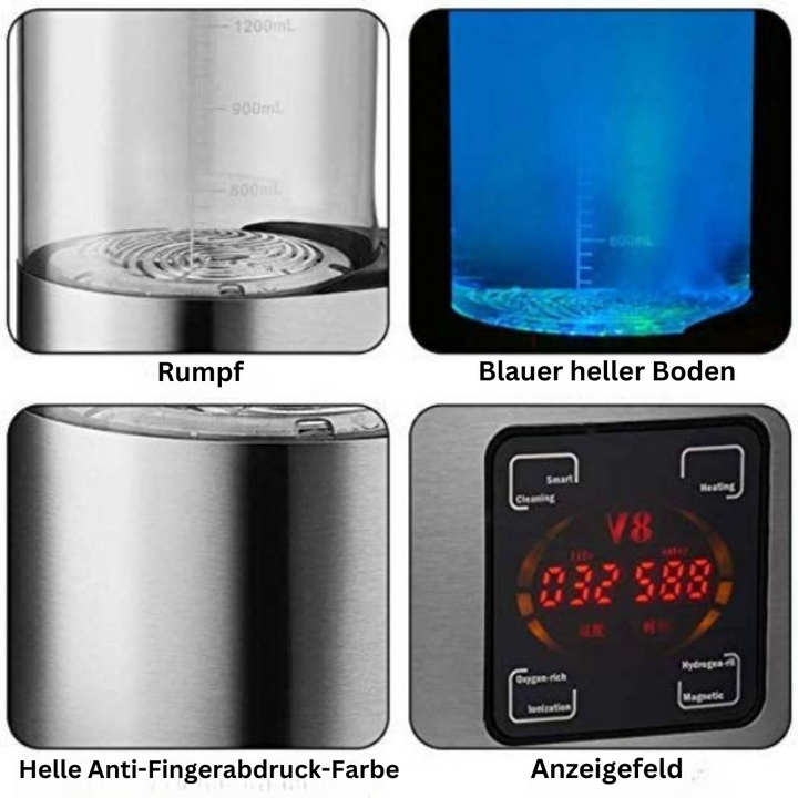 Tisch-Wasserionisierer PureFlow für frisches, gesundes Wasserstoff- & Alkaliwasser, verbessert Ihr Trinkwasser täglich.