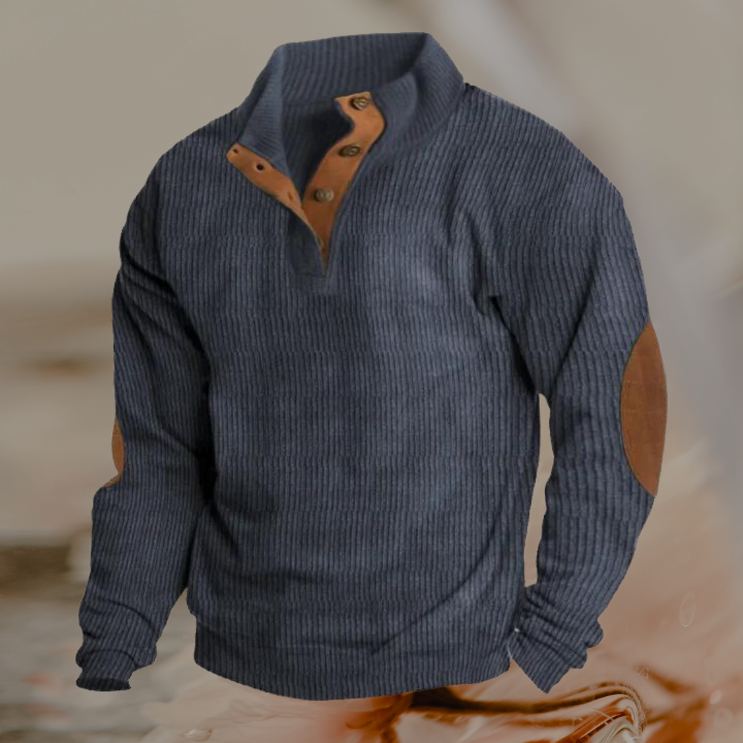 Gemütliches, stilvolles Herren-Sweatshirt, Langarm-Pullover für Komfort im Alltag und in der Freizeit.