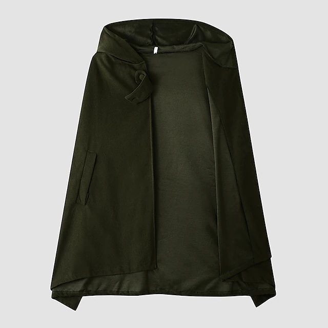 Eleganter Damenmantel, kurz mit Kapuze, im charmanten Vintage-Stil, für den Winter.