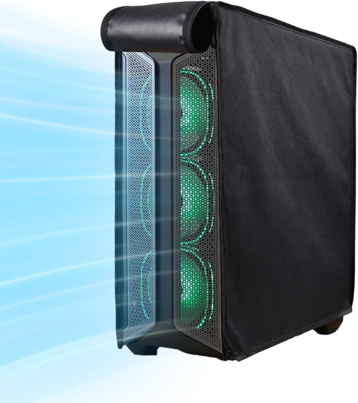 Effektiver PC Staubschutz wasserdicht, mit praktischen Reißverschlüssen. Ideal für Computer Zubehör.