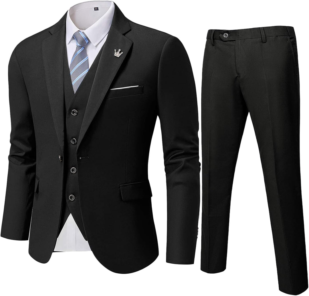 Eleganter Herren Anzug Zweiteiler für Business & Hochzeit. Stilvoller klassischer Look.