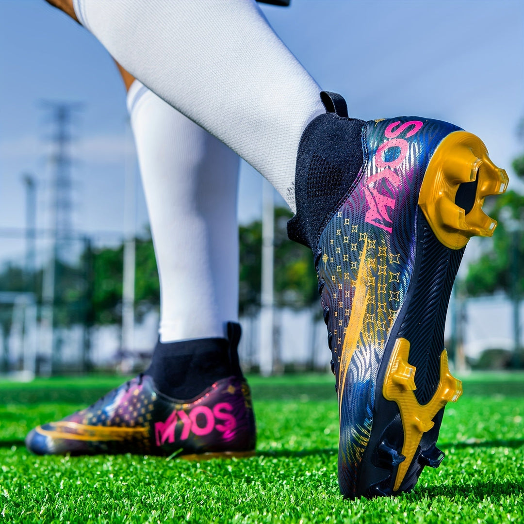 Schnelle Unisex Fußballschuhe, dynamisches Design, für das Spielfeld.