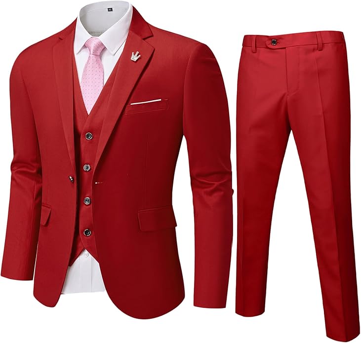 Rückansicht des eleganten Herrenanzugs. Perfekter Sitz für Business und festliche Anlässe.