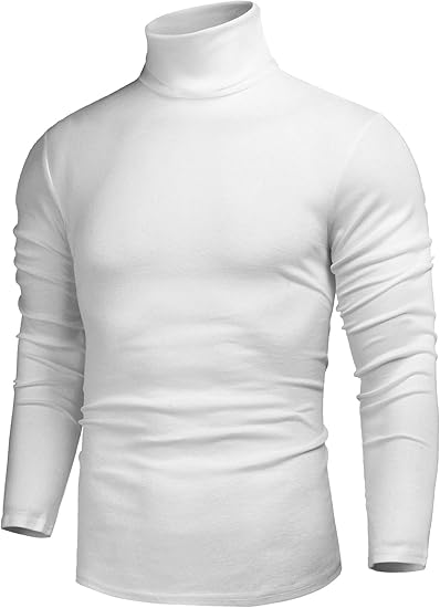 Rollkragenpullover für Herren, zeitloses Design, wärmend und stilvoll für die Herbst-/Wintersaison.