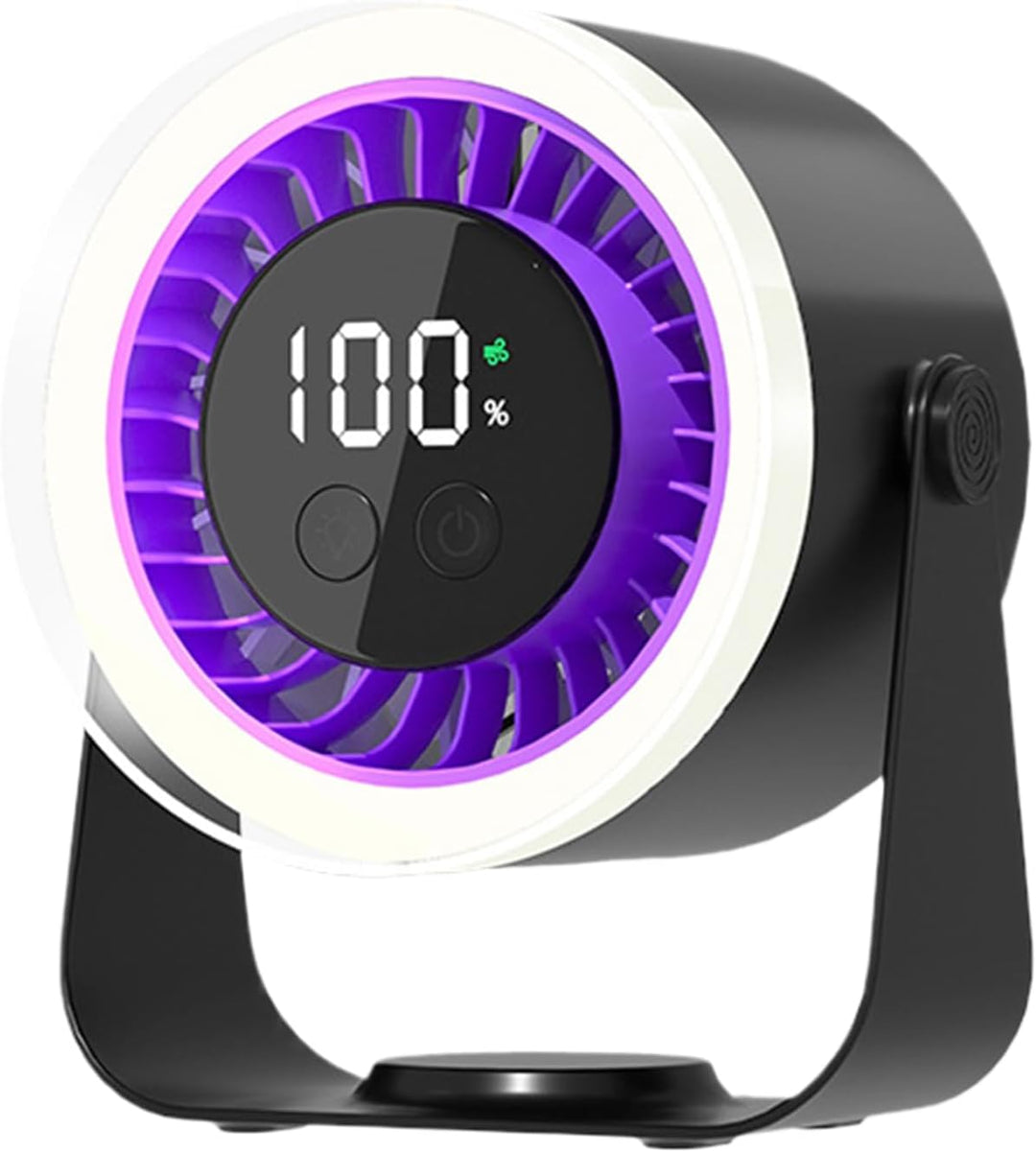 Auralis Tischventilator für Wohnheim. Leise, mit Akku & USB. Optimal für kleine Räume.