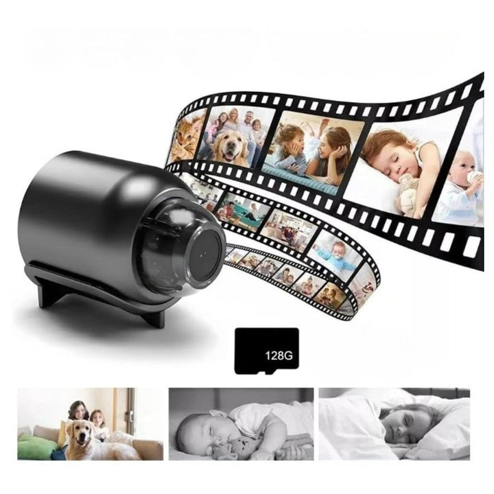 All-in-One Mini Überwachungskamera: Full HD, WLAN, 4G, Nachtsicht & Bewegungsmelder für Sicherheit.