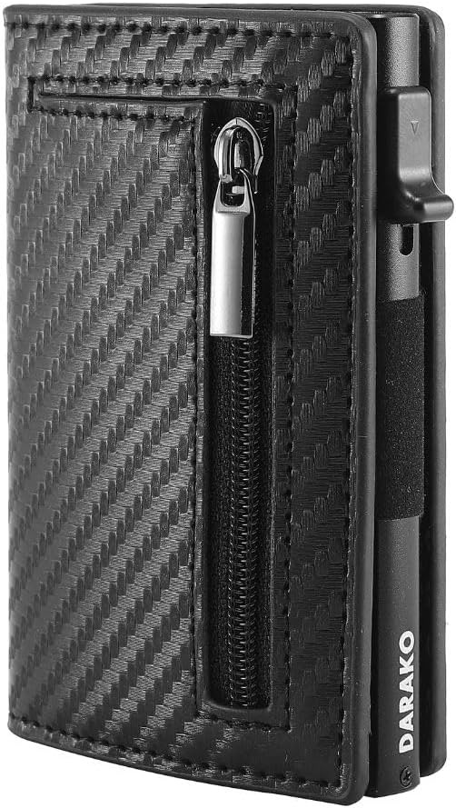 Kompaktes RFID Slim Wallet, unisex Design, stilvolles Portemonnaie als Geschenk für Herren & Damen.