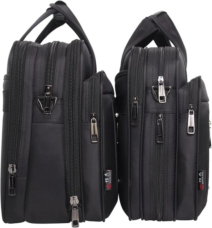Herren Laptoptasche Business aus Canvas: Sicherer Schutz & Organisation für Notebooks und Dokumente.