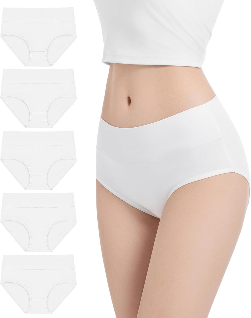 Hygienische Damen Komfort Unterhosen aus atmungsaktivem Stoff, ideal für Sport & Alltag; bequeme Frauen Wäsche.