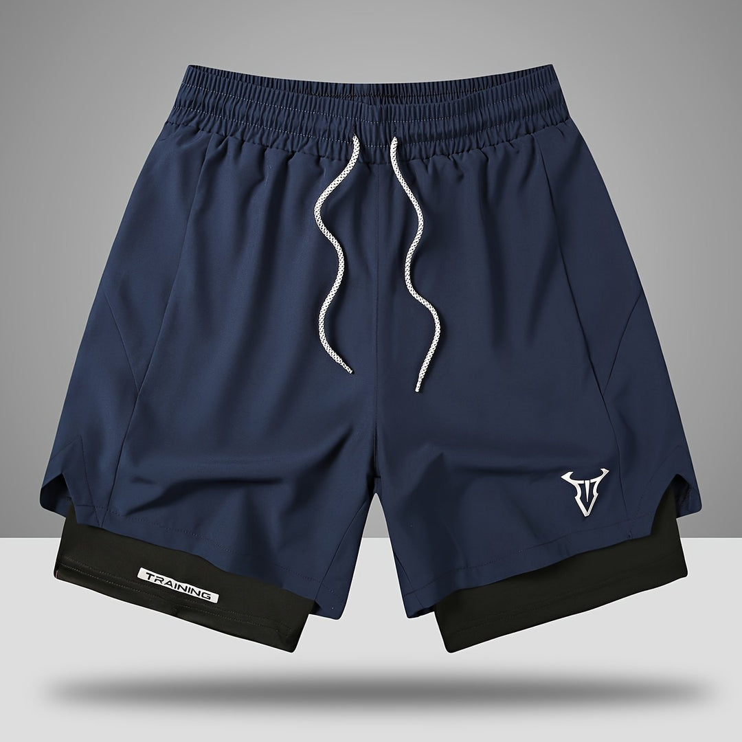 Schnelltrocknende Herren Trainingsshorts. Ideal für intensive Fitness-Sessions, Laufen & Sport im Sommer.