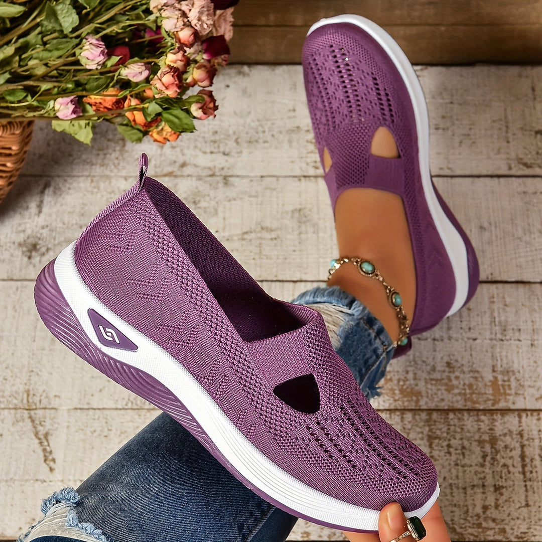 Rutschfeste Sohle der orthopädischen Walkingschuhe, perfekt für sicheren Halt im Alltag.