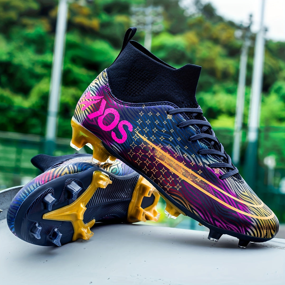Atmungsaktive Unisex Stollenschuhe für ganztägigen Tragekomfort im Fußball.