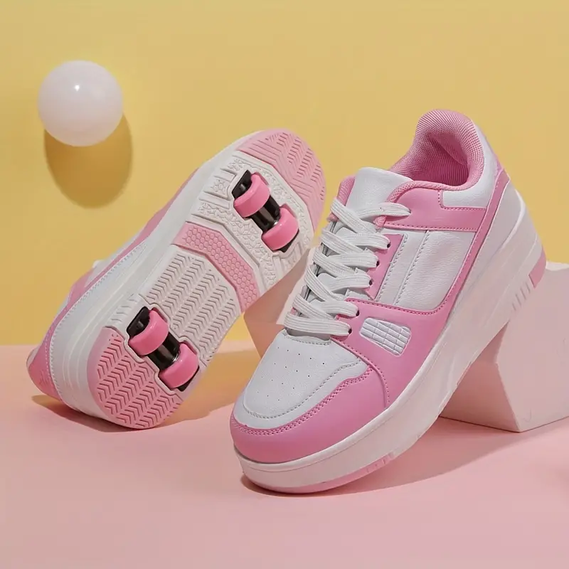 Unisex Kinder Rollschuhe mit abnehmbaren Rädern, ideal für Outdoor-Spaß & aktives Spielen im Sommer.