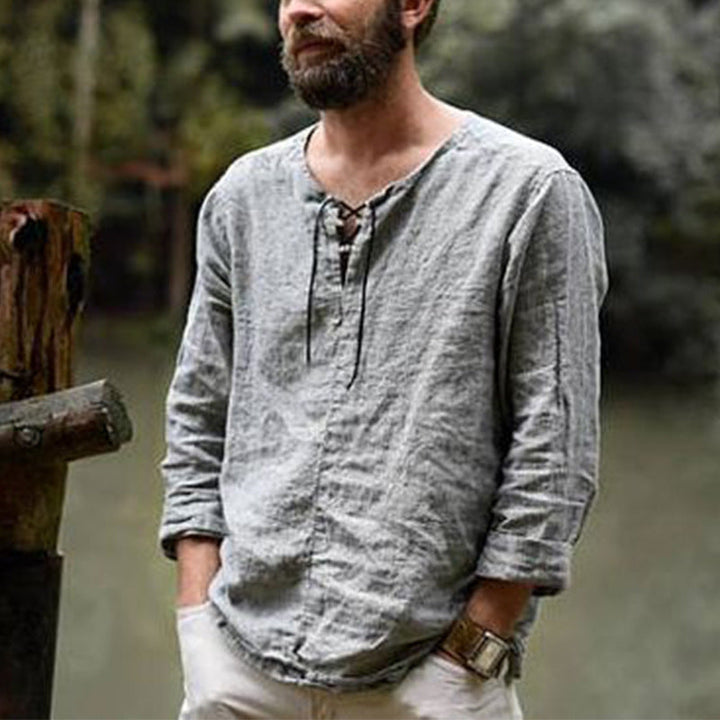 Vielseitiges Herren Sommer Top, ein Basic Oberteil für entspannte Freizeit-Looks. Optimaler Komfort.