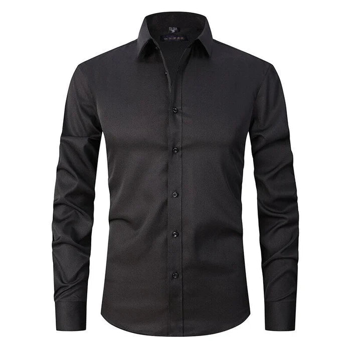Herren Slim-Fit Hemd, bügelfrei, elastisch & atmungsaktiv. Ideal für Business & Freizeit, modern & komfortabel.