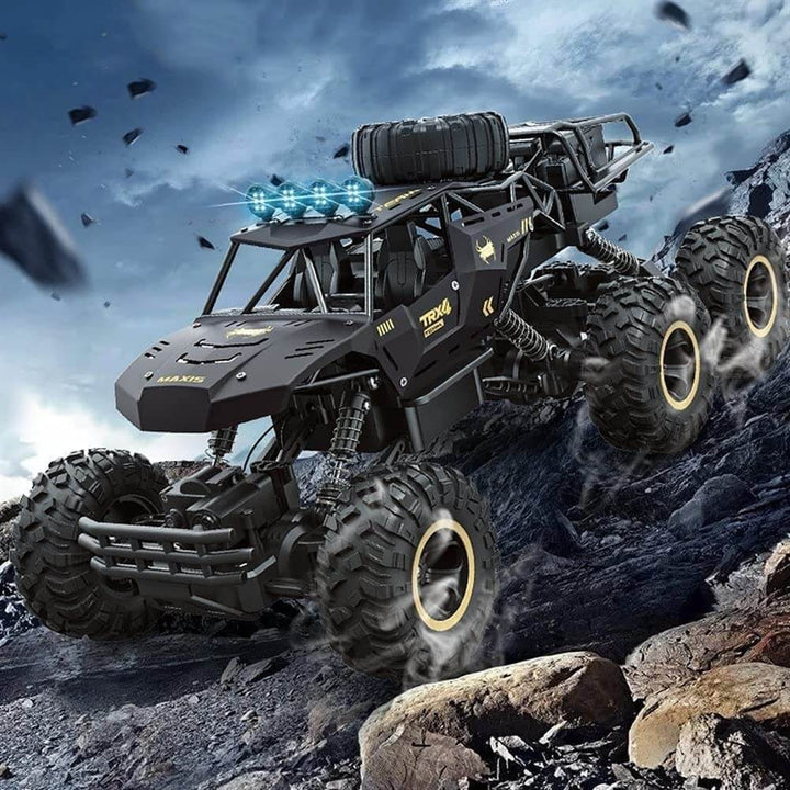 Kinder RC-Monster-Truck, ferngesteuertes 6-Rad Spielzeugauto für spannende Offroad-Abenteuer im Freien.