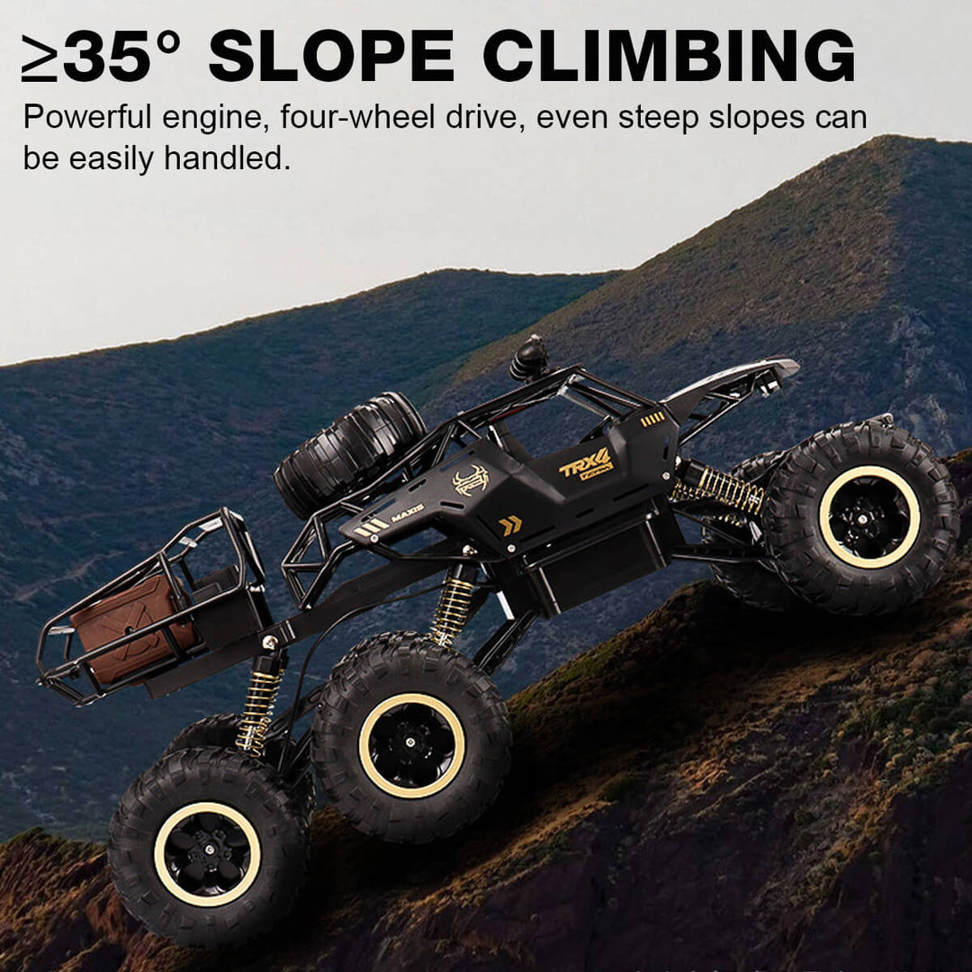 Perfektes Geschenk: elektrischer 6-Rad RC-Monster-Truck 1:12 für rasante Offroad-Action der Kinder.