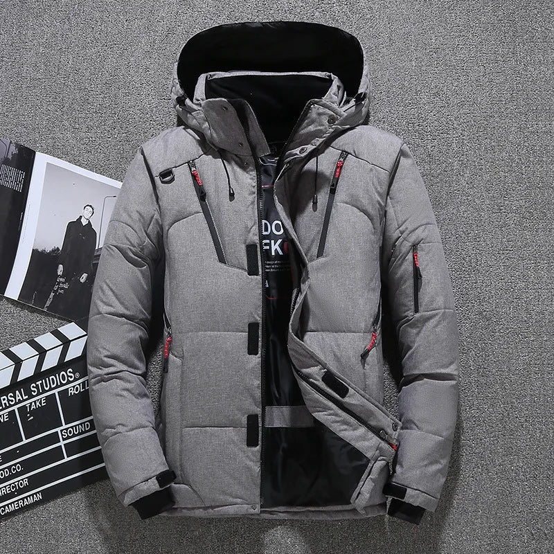 Herren Thermo-Skijacke, warm & winddicht, ideal für Wintersport und Piste.