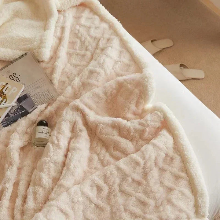 Übergroße Winterdecke, extra warm und sehr weich, die ultimative Kuscheldecke für gemütliche Abende und kalte Tage.