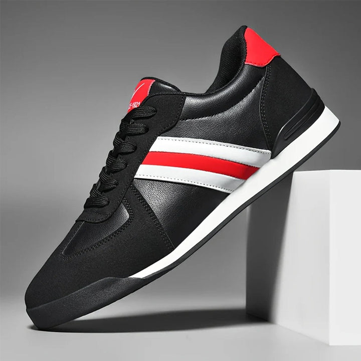 Aktive Herren-Sneaker mit Streifen-Design, perfekt für dynamische Tage und einen sportlichen Lifestyle.