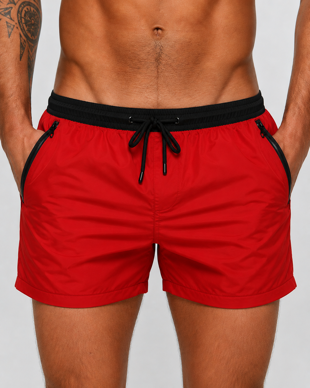 Männer Mode: Bequeme und leichte Herrenshorts, perfekt für sommerliche Freizeit, Sport und den Urlaub.