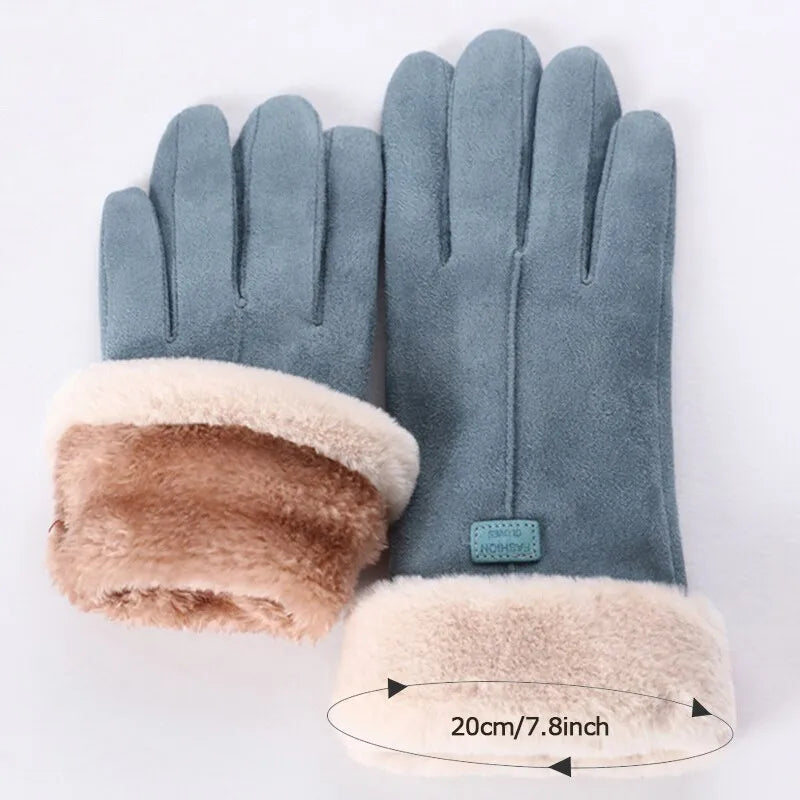 Bequeme und warme Damenhandschuhe, elegant designt und kältebeständig für den Winter.