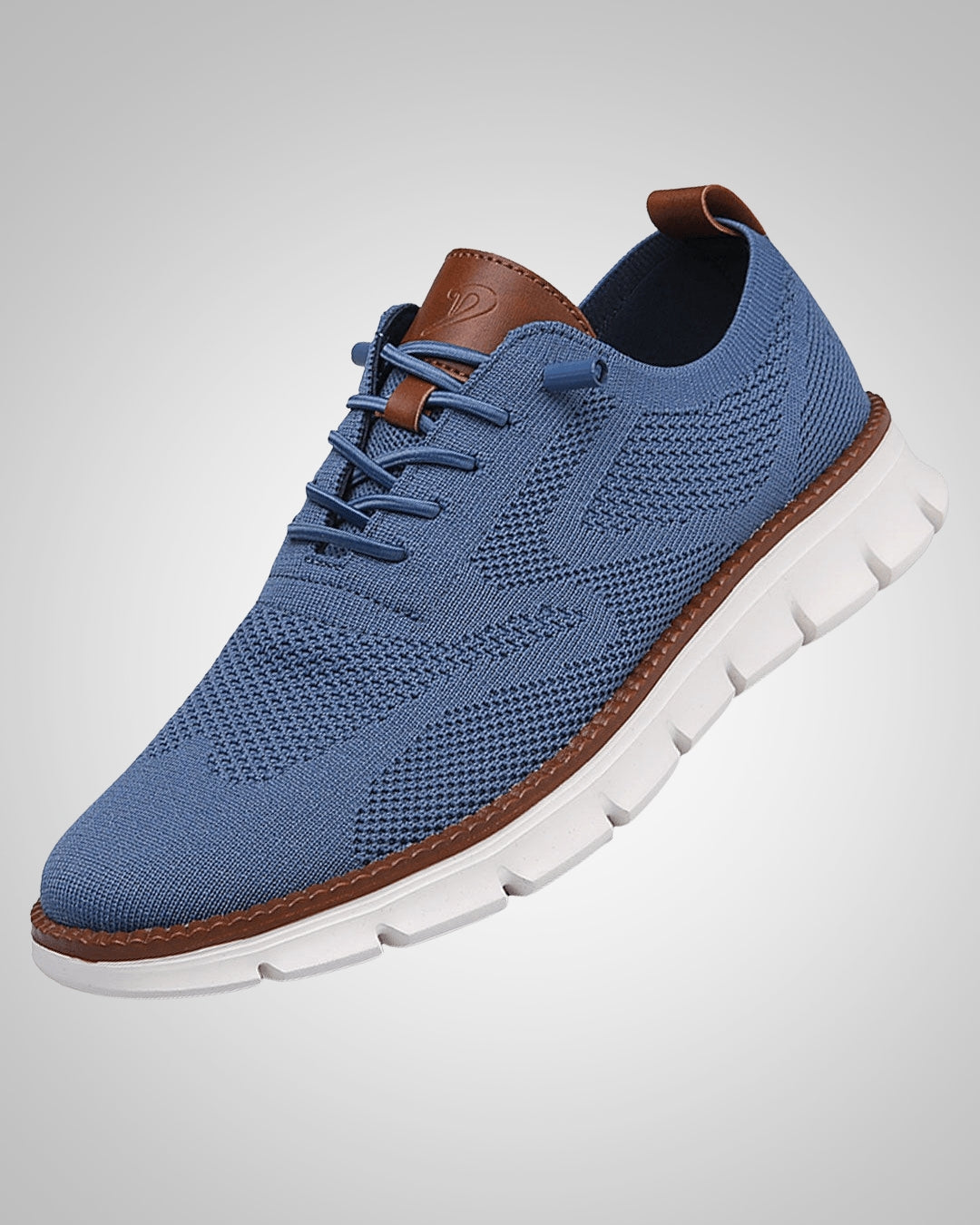 Graue Herren Freizeitschuhe, lässiger Sneaker mit orthopädischem Komfort & optimaler Dämpfung.