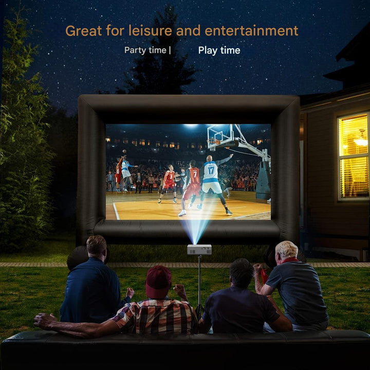 Leistungsstarker Mini-Beamer, 3000 Lumen, mit HDMI & USB-Ports für flexible Multimedia-Nutzung.