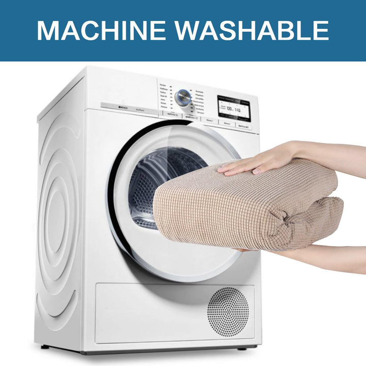 Robuster Sessel-Schutzbezug, Jacquard-Stoff für Langlebigkeit. Ideal für Familien & Haustiere.