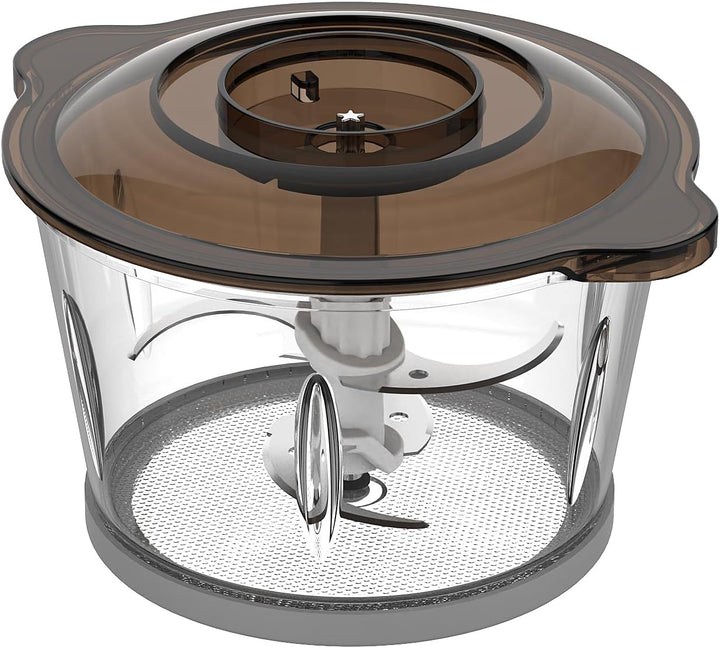 Die ChopPro Food Processor Küchenmaschine zerkleinert effizient Gemüse mit ihren Edelstahlklingen.