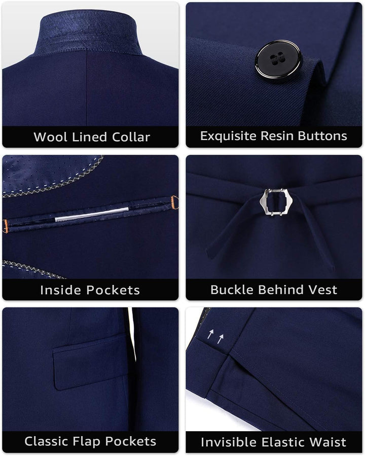 Detailansicht des eleganten Herren Jackett. Klassischer Schnitt für Business & festliche Anlässe.