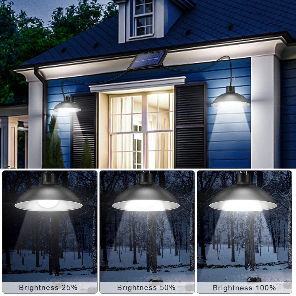 Vielseitige Solar-LED-Lampen TwinRay, drahtlos, mit Fernbedienung für Außen-, Innen- & Gartenbeleuchtung.