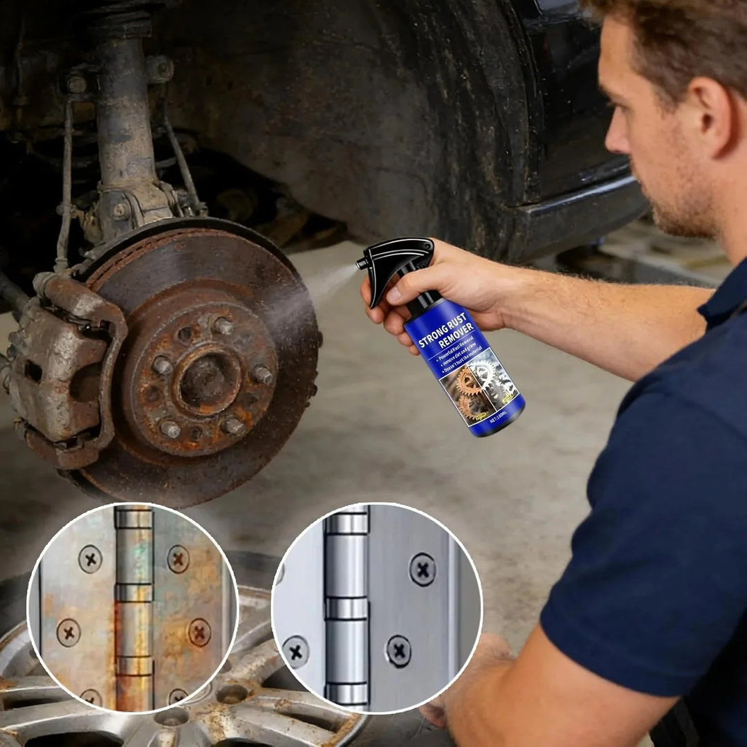 Kraftvoller Rostentferner für Metalle. Löst Rost effektiv auf, ideal für Haushalt, Garten und Werkzeugreinigung.