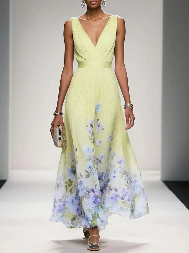 Elegantes Damen Sommerkleid, leicht & bequem. Ideal als Gastkleid, Strandkleid oder stilvolles Urlaubskleid.