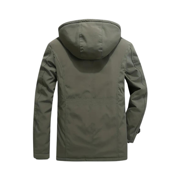 Warme Herren Winterjacke Kaspar, gefüttert für optimalen Kälteschutz. Perfekte Outdoorjacke für nasse & kalte Tage.