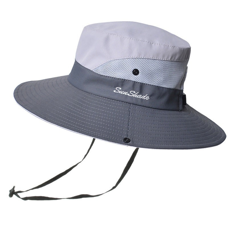 Eleganter Damen UV-Schutz Hut, faltbar und leicht, für Strand und Stadt.