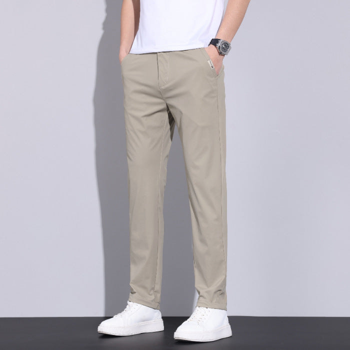 Bügelfreie schnelltrocknende Herrenhose in elegantem Business-Stil, ideal für Reisen.