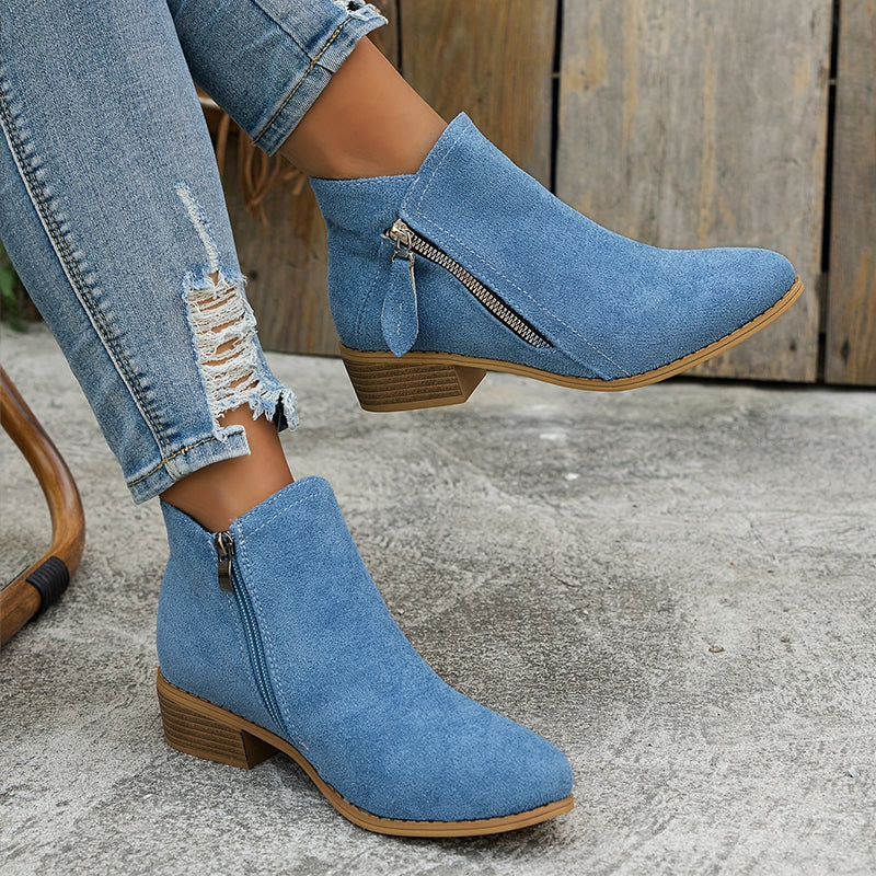 Bequeme Herbst-/Winterstiefeletten für Damen mit orthopädischer Unterstützung, ideal für den Alltag.