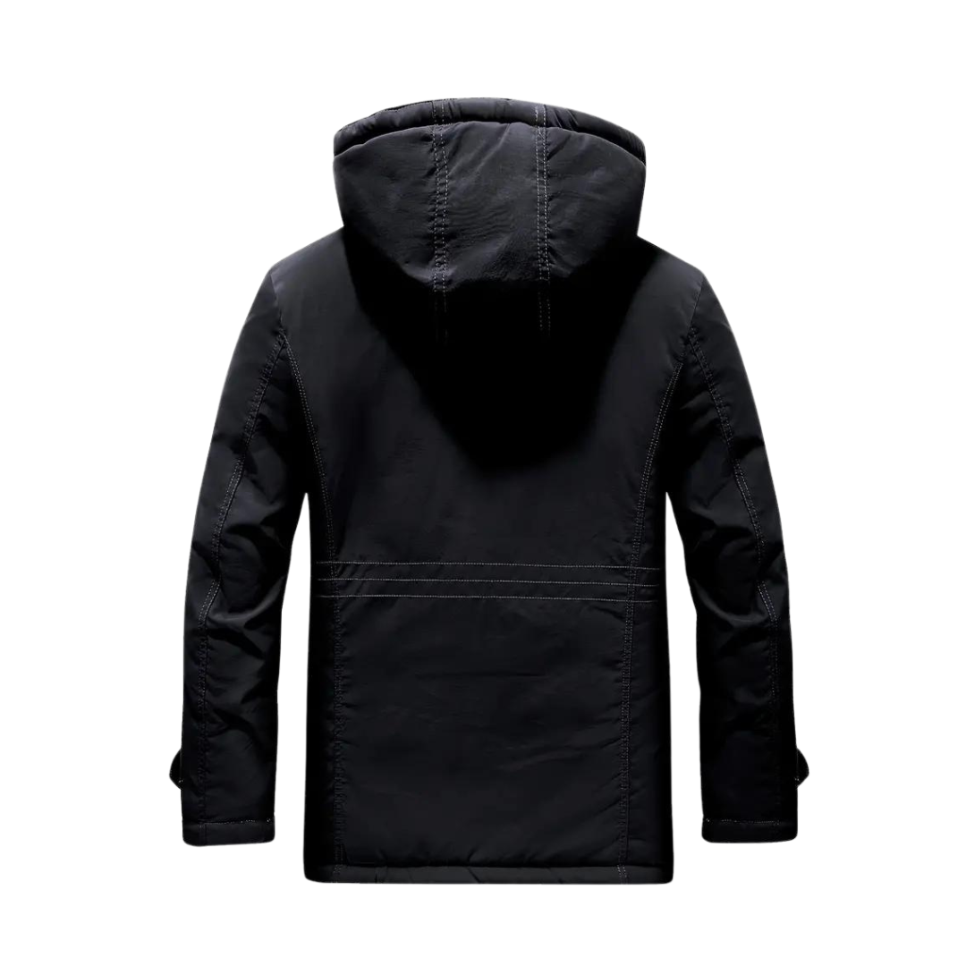 Warme Herren Wanderjacke Kaspar, gefüttert. Wasserdichte & winddichte Herbstjacke, ideal für Outdoor & Kälteschutz.