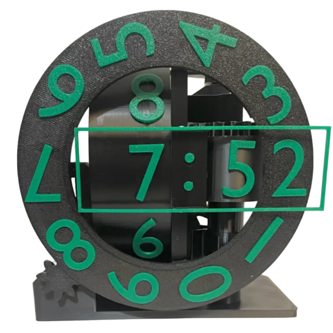 Stilvolle 3D-Wanduhr, geometrisch. Modernes Wohnaccessoire und Wanddekoration für ein schickes Ambiente in jedem Raum.