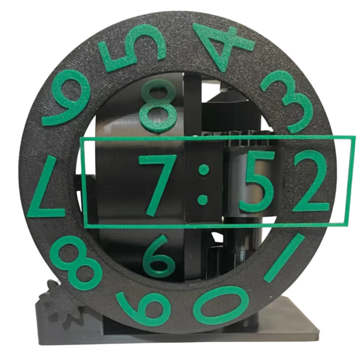 Stilvolle 3D-Wanduhr, geometrisch. Modernes Wohnaccessoire und Wanddekoration für ein schickes Ambiente in jedem Raum.